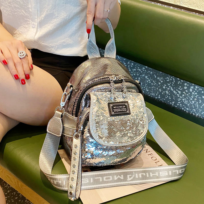 Luxury Bags China - Ita Bag Pack Sequines Women's Backpack