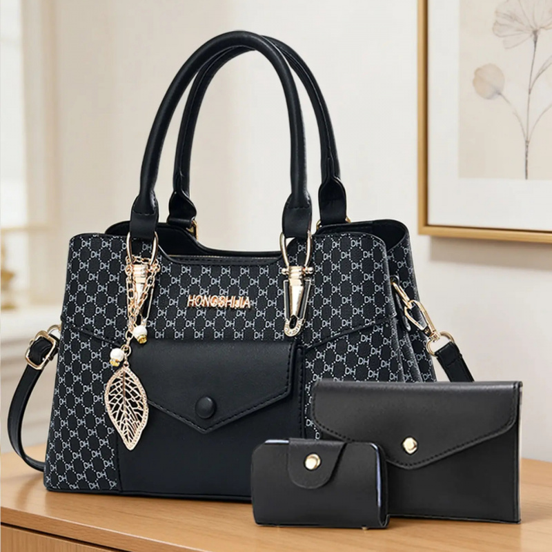 high-end textured large-capaci - Luxury Zipper Bags recension och pris