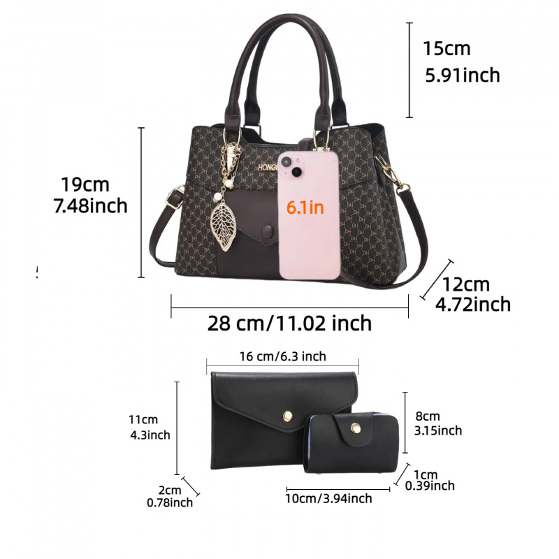 high-end textured large-capaci - Luxury Zipper Bags recension och pris