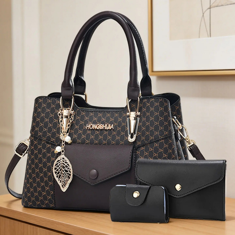 high-end textured large-capaci - Luxury Zipper Bags recension och pris