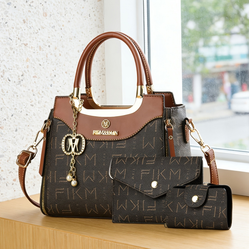 3-piece set of light luxury hi - Luxury Zipper Bags recension och pris