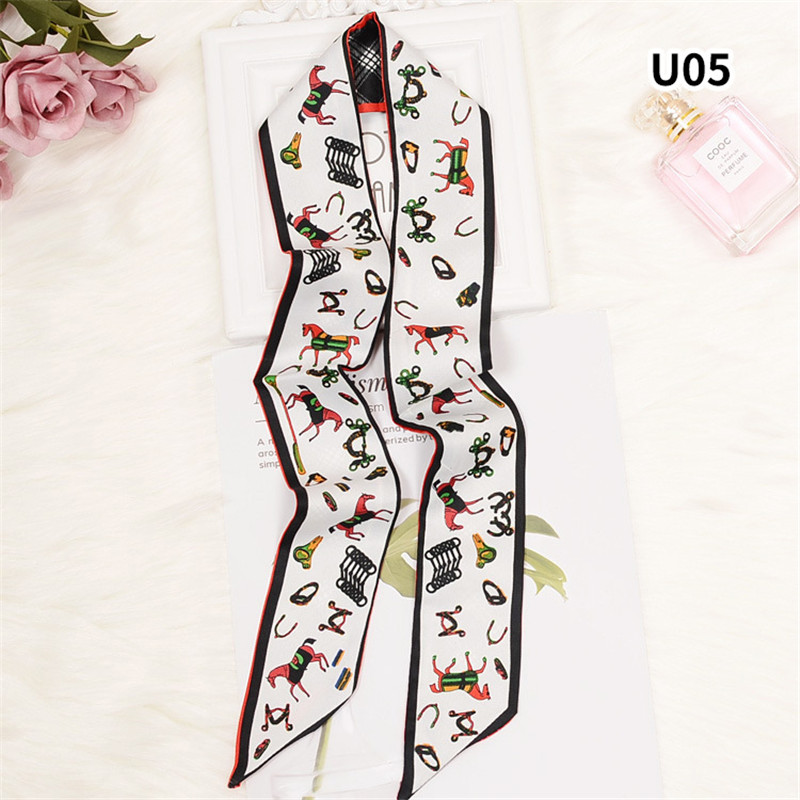 Horse Plaid Skinny Scarf Women - Luxury Bags Brands recension och pris