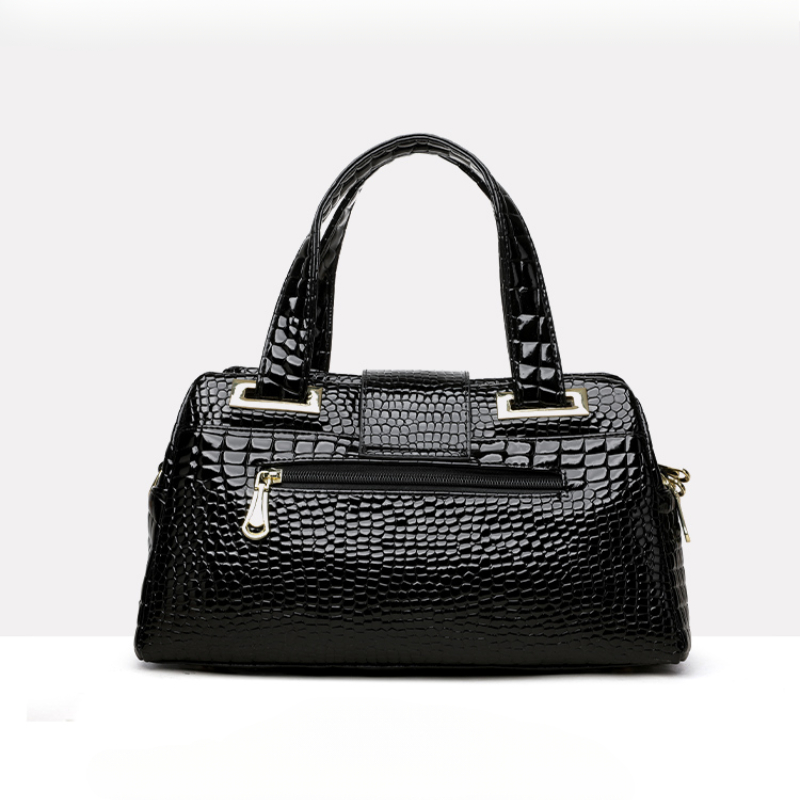Luxury Crocodile Patterned Han - Luxury Zipper Bags recension och pris