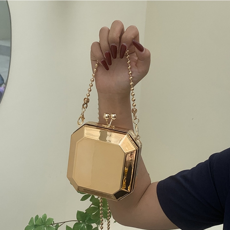 Mini Luxury Gold Party Evening - Luxury Zipper Bags recension och pris