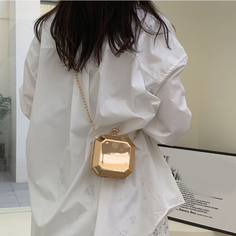 Mini Luxury Gold Party Evening - Luxury Zipper Bags recension och pris