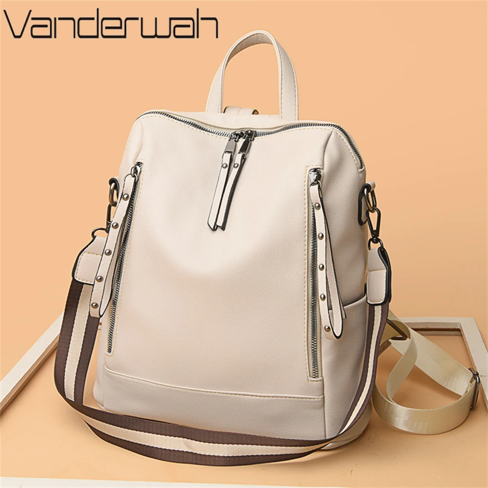 Brand Luxury Backpacks Soft Le - Luxury Zipper Bags recension och pris