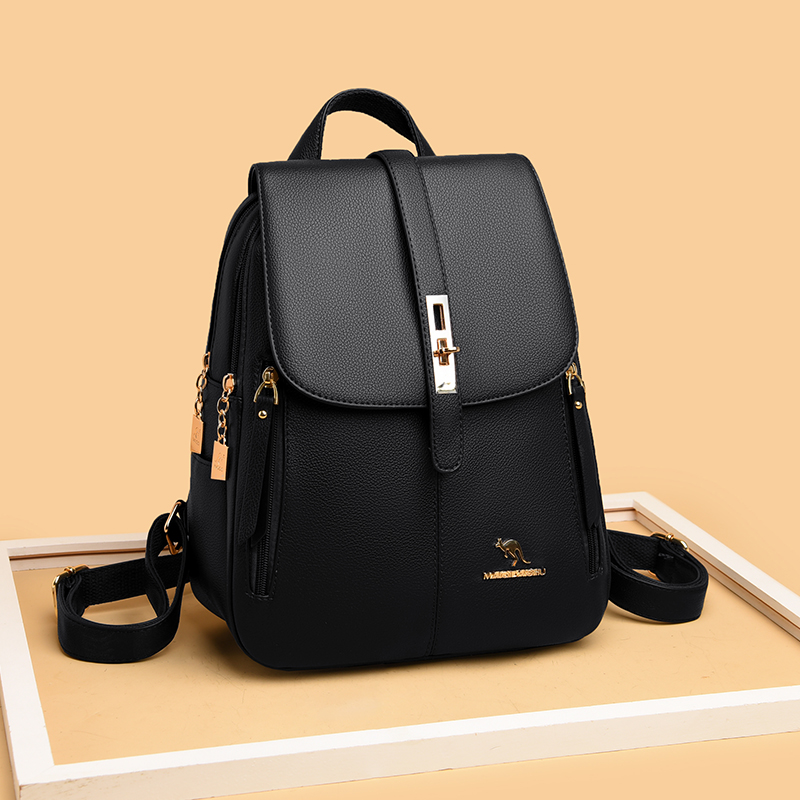 Luxury Women Leather Backpacks - Luxury Zipper Bags recension och pris