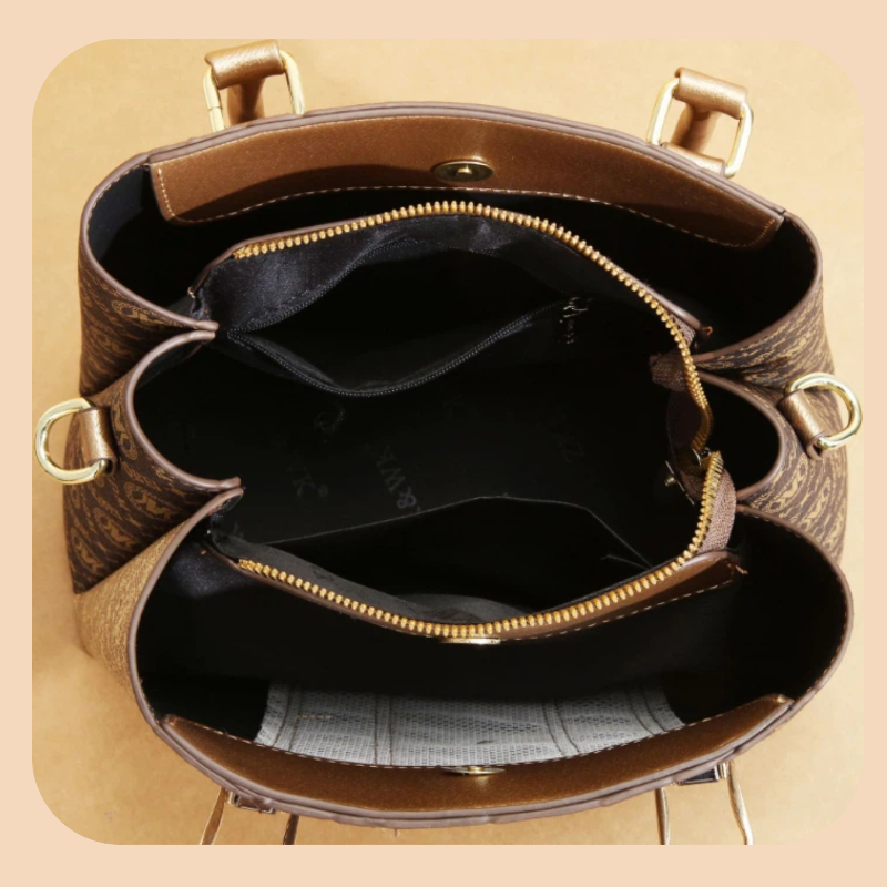 3-piece set of women's handbag - Luxury Zipper Bags recension och pris