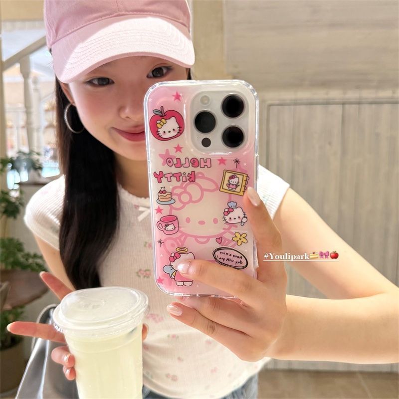 Creative Cartoon Cute Cat iPho - Luxury Bags From Japan recension och pris