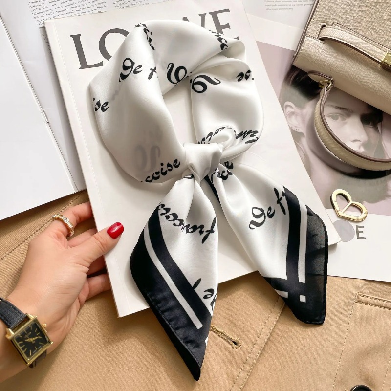 Women Luxury Silk Satin Square - Luxury Bags China recension och pris